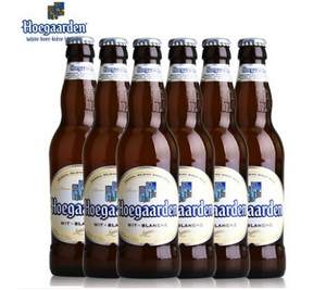 比利时进口 Hoegaarden 福佳 白啤酒 330ml*6瓶 ￥34包邮（￥39-5）