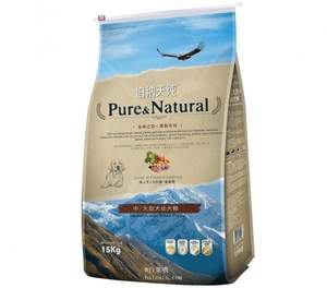 內(nèi)有曬單，Pure&Natural 伯納天純 中大型幼犬狗糧 15kg 
