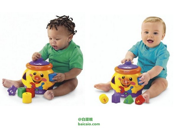 亚马逊中国：Fisher Price 费雪 小可爱曲奇罐(双语) 新低约￥85（￥106 满￥499-100）