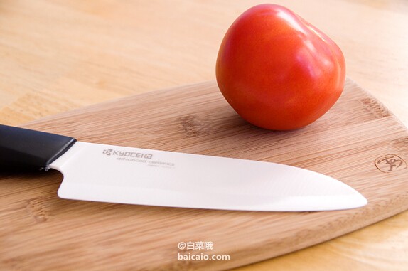 Kyocera 京瓷 陶瓷厨具4件套（ 5.5英寸陶瓷刀+4.5英寸水果刀+削皮器+30cm切菜板）秒杀价￥349包邮