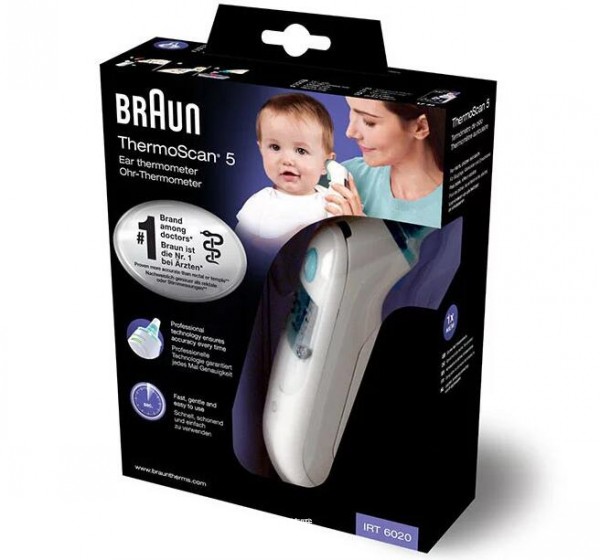 BRAUN 德国博朗 儿童1秒耳温枪 IRT6020 ￥200.3包邮包税（￥239.3-30）