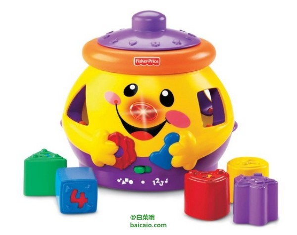 亚马逊中国：Fisher Price 费雪 小可爱曲奇罐(双语) 新低约￥85（￥106 满￥499-100）