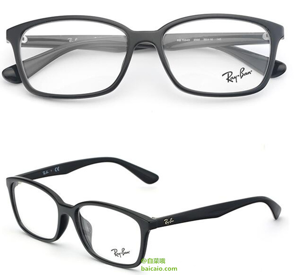 Ray-Ban 雷朋 0RX7094D 注塑光学眼镜架+KD1.60非球面树脂镜片 赠雷朋耳机+LG洗发水 两色 ￥319包邮（￥339-20）