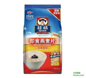 适合凑单，桂格 即食燕麦片 1000g*3*4+凑单品