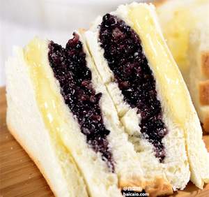 纽尔多 紫米面包110g×10包 