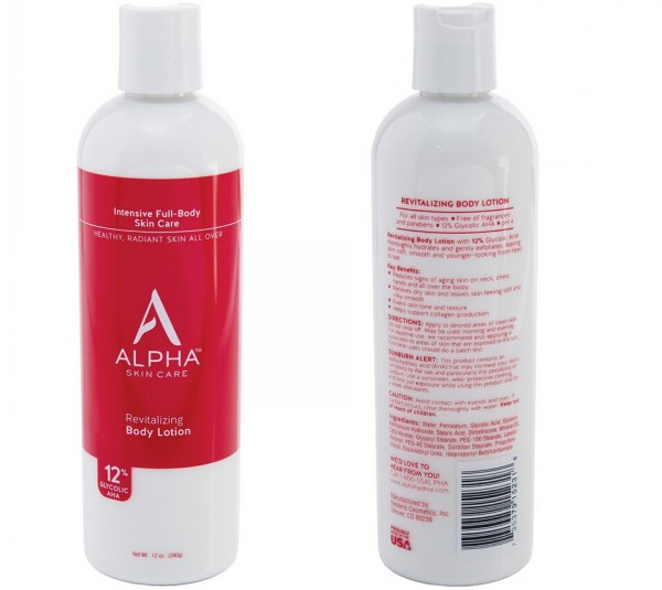 鸡皮肤克星，Alpha Skin Care 12%果酸丝滑身体乳 340g 直邮到手￥105（￥85.08 + ￥19.97）
