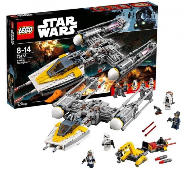 2017新款，LEGO 乐高 星球大战 75172 Y翼星际战机 秒杀价￥563包邮（￥588-20-5）