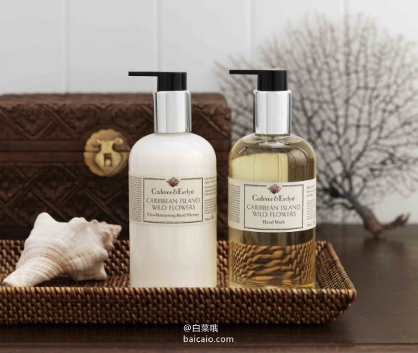 CRABTREE & EVELYN 瑰柏翠 加勒比海岛野花身体乳300ml 新低£15.675 凑单直邮到手￥130