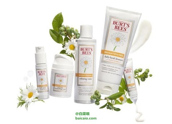 Amazon：Burt's Bees 小蜜蜂 微光雏菊净白洗面奶170ml 新低.04（.31 S&S优惠5%包邮）到手￥50