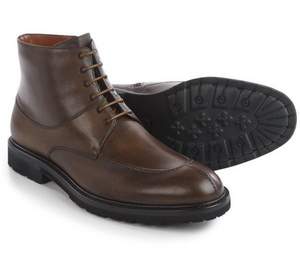 <span>白菜！</span>意大利产，A. Testoni 铁狮东尼 男士真皮踝靴 2.3折$154 到手￥1160