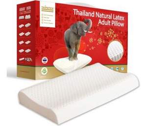 TAIPATEX 天然泰国乳胶透气养护枕 送U型枕 新低￥199包邮