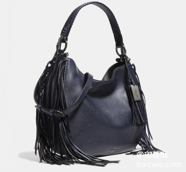 COACH 蔻驰 女士真皮流苏单肩包 9.99 到手￥2205