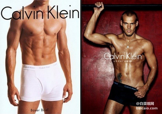 金盒特价，Calvin Klein 男士全棉平角内裤3条装 两色 .99 到手￥170