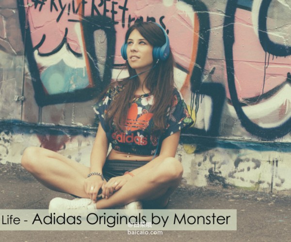 ADIDAS ORIGINALS BY MONSTER  三叶草与魔声合作限量款 头戴式耳机 多色 4折£59.99 直邮到手￥528