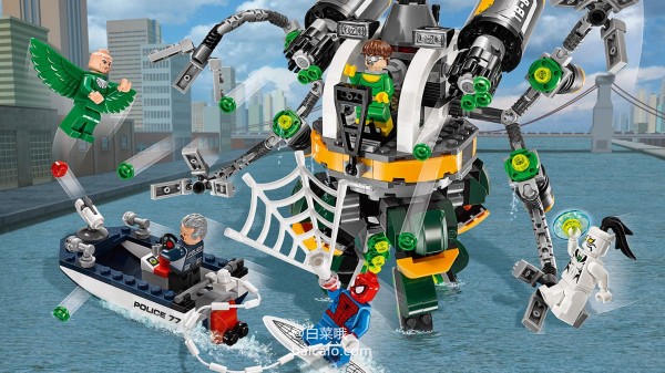 16年新款，LEGO 乐高 超级英雄系列 76059 章鱼博士的触手陷阱 £35.99（£44.99 额外8折）凑单直邮到手￥320