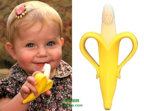 移动端，Baby Banana 香蕉宝宝 硅胶婴儿牙胶牙刷 ￥39+5.36