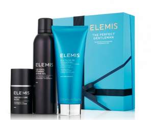 ELEMIS 艾丽美 全线2件7折， 男士三件套（装剃须泡沫200ml+保湿日霜50ml+沐浴啫喱200ml）新低£31.5 凑单直邮到手￥260