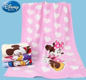 Disney 迪士尼 米妮米奇纯棉割绒浴巾 4色 ￥39.9包邮（￥79.9-30）
