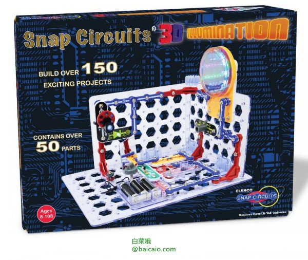 金盒特价，ELENCO SC-3Di 电路积木玩具 ￥301.84 + ￥60.85直邮