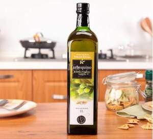 <span>白菜！</span>西班牙进口 arbequino 爱彼诺 特级初榨橄榄油 1L*5瓶+凑单品 ￥120.3包邮（￥218.3-98）