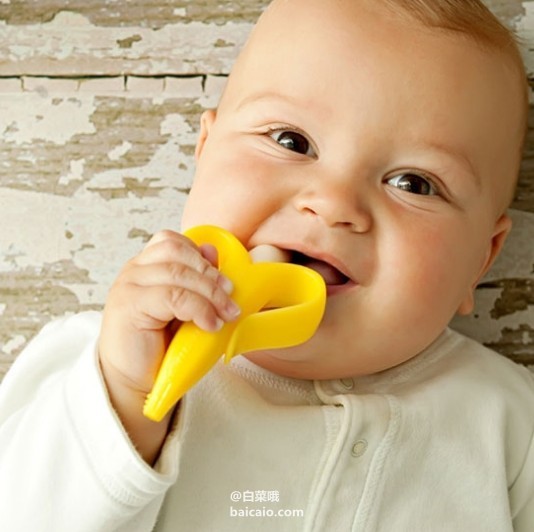 移动端，Baby Banana 香蕉宝宝 硅胶婴儿牙胶牙刷 ￥39+5.36