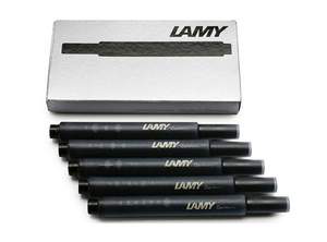 LAMY 凌美 钢笔专用一次性墨胆 5支 黑色 ￥9.9 可满￥299-50