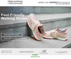 Shoebuy 多品牌鞋靴阶梯满减 最高满减$40 另有全场8折码 美国境内免运费