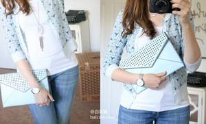 Rebecca Minkoff 瑞貝卡明可弗 鏤空手拿信封包 直郵到手新低￥345（￥282.21 + ￥63.21）
