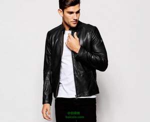 降57刀，HUGO BOSS 雨果博斯 橙標(biāo) 男士立領(lǐng)綿羊皮夾克 新低$229.03（$327.19 下單7折）到手￥1680 國(guó)內(nèi)￥5400