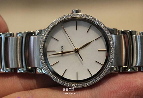 RADO 雷达 Centrix 晶萃系列 女士珍珠母贝+镶钻腕表 8 约￥5950