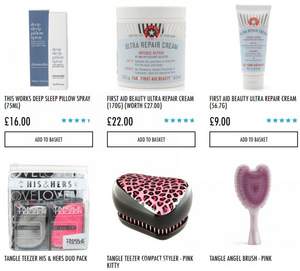 HQhair双十一活动，This Works、First Aid Beauty、Tangle Angel、Tangle Teezer、KENT等买3付2  满£40免费直邮中国
