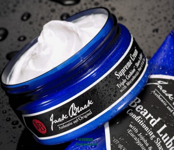 美国高端男士护肤品牌，Jack Black 剃须泡沫乳霜 226g  £15.4（£22 额外7折）凑单直邮到手￥135