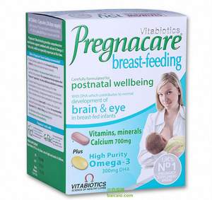 Vitabiotics Pregnacare 女性哺乳期营养补充片+深海鱼油胶囊 56片/28粒 £12.90  约￥112