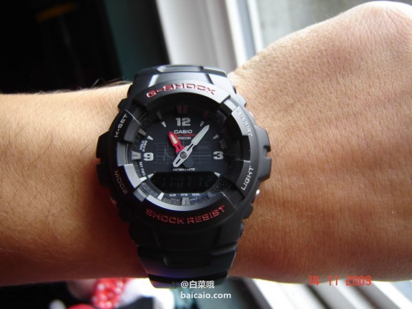 指针+数显，CASIO 卡西欧 G-Shock系列 双显运动手表 .04 到手￥380