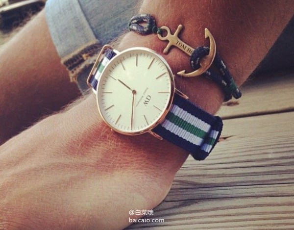 Daniel Wellington 丹尼尔 惠灵顿 男款时尚腕表 £46.06 直邮到手￥570