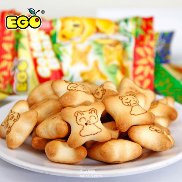 马来西亚进口，EGO 金小熊灌心饼干1000g ￥29.9包邮