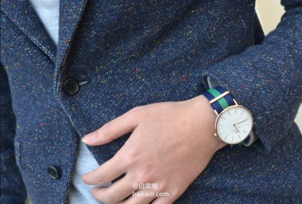 Daniel Wellington 丹尼尔 惠灵顿 男款时尚腕表 £46.06 直邮到手￥570