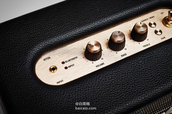 为摇滚而生，MARSHALL 马歇尔 Acton 蓝牙HIFI音箱 新低£115 直邮到手￥1475