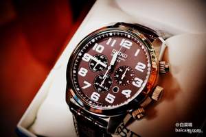 SEIKO 精工 三眼計時太陽能男表 $127.53 到手￥910