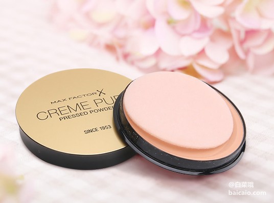 嗨淘網(wǎng)：60年經(jīng)典，MaxFactor 蜜絲佛陀 柔滑自然粉餅 21g 2色 ￥49包郵
