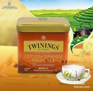 單品好價(jià)，Twinings 川寧 錫蘭大葉紅茶 100g/罐 ￥36.9