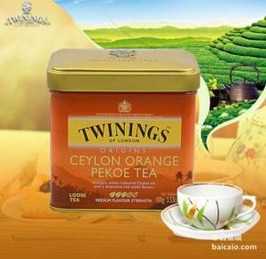 单品好价，Twinings 川宁 锡兰大叶红茶 100g/罐 ￥36.9