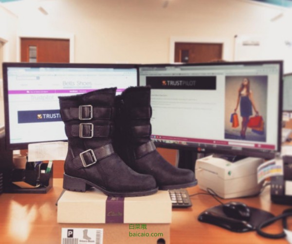 Clarks 其樂(lè) 女士真皮仿毛內(nèi)襯保暖靴  €55.24 直郵到手￥518