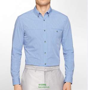 Amazon：Calvin Klein 男士皮马棉格子衬衫 $18.74  直邮到手￥160