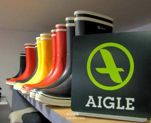 法國(guó)產(chǎn)，AIGLE 艾高 女士手工時(shí)尚雨靴 新低€17.49 直郵到手￥190