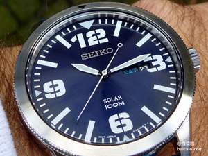 SEIKO 精工 太阳能男表 新低$83.99 到手￥615