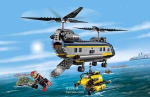 2015年新款，LEGO 乐高 城市组 60093 深海探险直升机 £24.23 直邮到手￥292