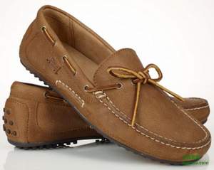Amazon：Polo Ralph Lauren 拉夫劳伦 男士真皮休闲鞋  $35.98 直邮无税到手¥262