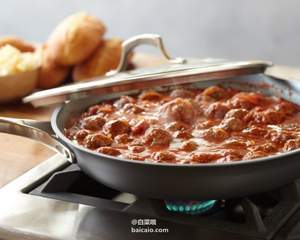 Amazon：Calphalon 卡福莱 Unison系列 12寸不粘滑壁煎锅带盖 $59.99 直邮无税到手￥545 另有多款好价