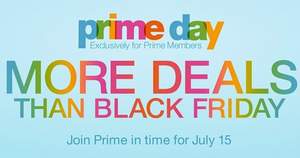 Amazon：力度超黑五？7月15日开始 PRIME DAY 试用会员也可享受